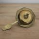 Vintage brass hand candle holder – Pineapple handle rat of the cellar