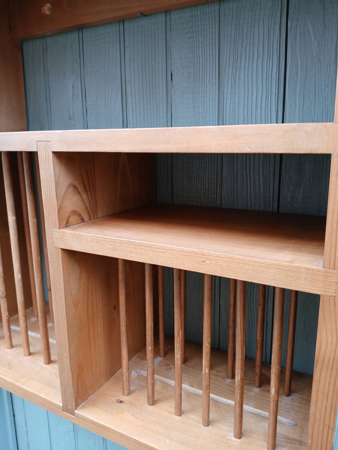 Wooden wall shelf/dresser