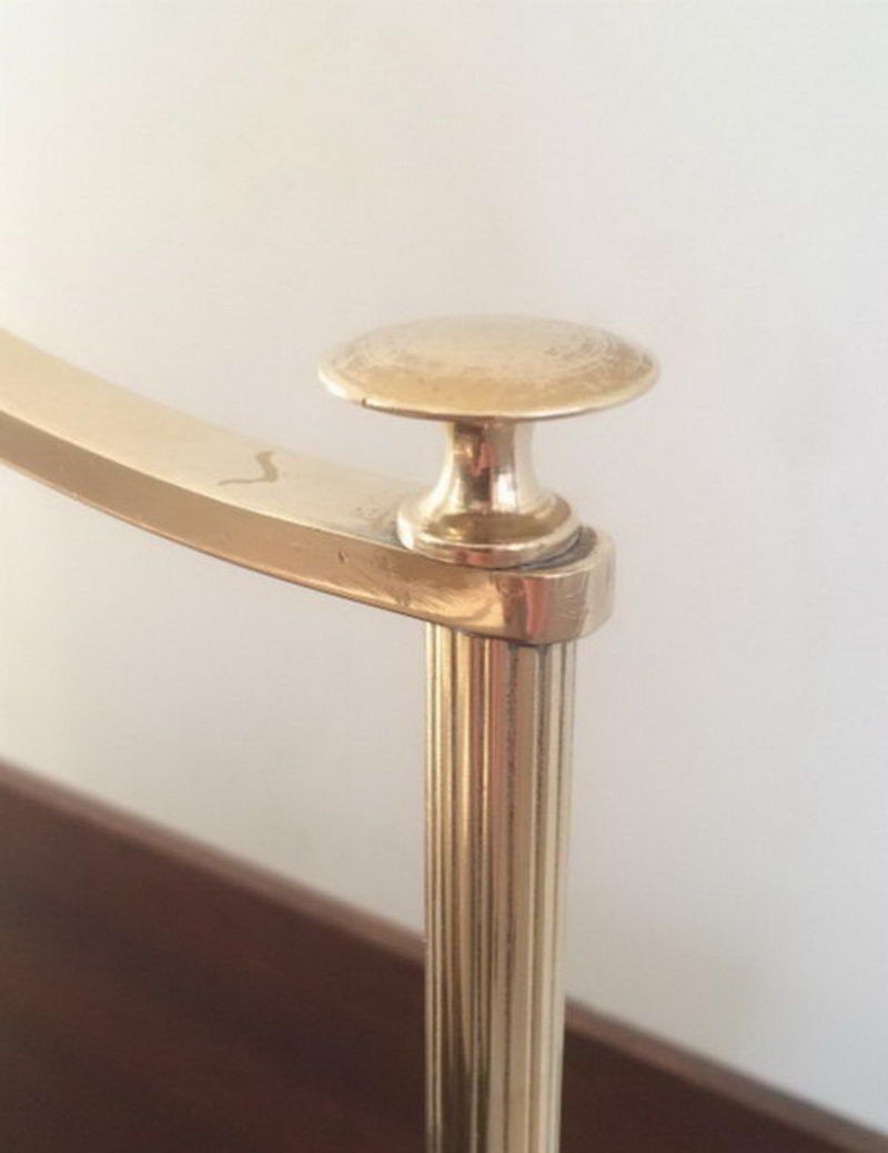 Magazine rack with claw feet. Maison Jansen