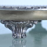 Silver metal top on stand (Leonardo Silver)
