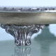 Silver metal top on stand (Leonardo Silver)