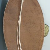 Mirror oval art deco 36x66cm