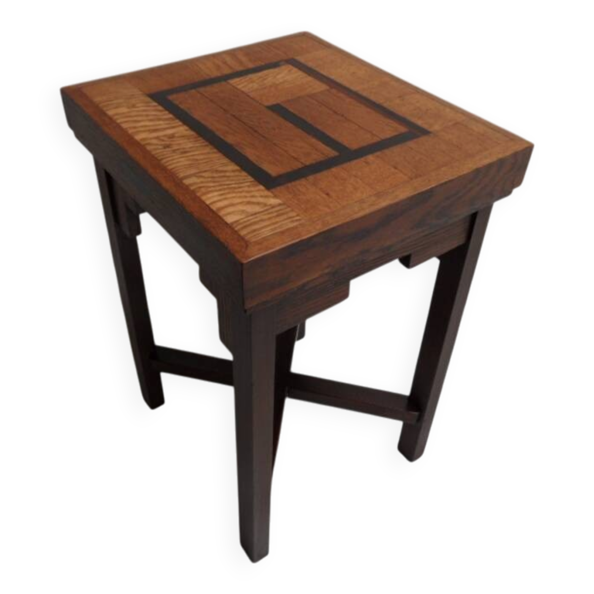Table basse en chêne Art Déco École d'Amsterdam