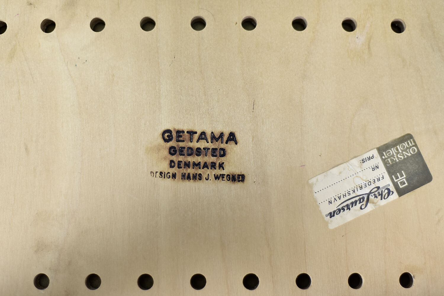 Vintage Danish oak chairs from the mid-century by Hans J. Wegner for Getama, 1960s, set of 4.