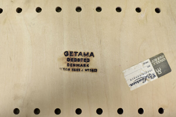 Chaises danoises vintage en chêne du milieu du siècle par Hans J. Wegner pour Getama, années 1960, lot de 4