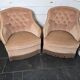 Pair of toad armchairs