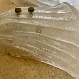 Paire d’appliques en verre de Murano