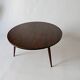 vintage coffee table design 1960 in rosewood wood 60s 70s