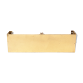 Vintage brass wall light