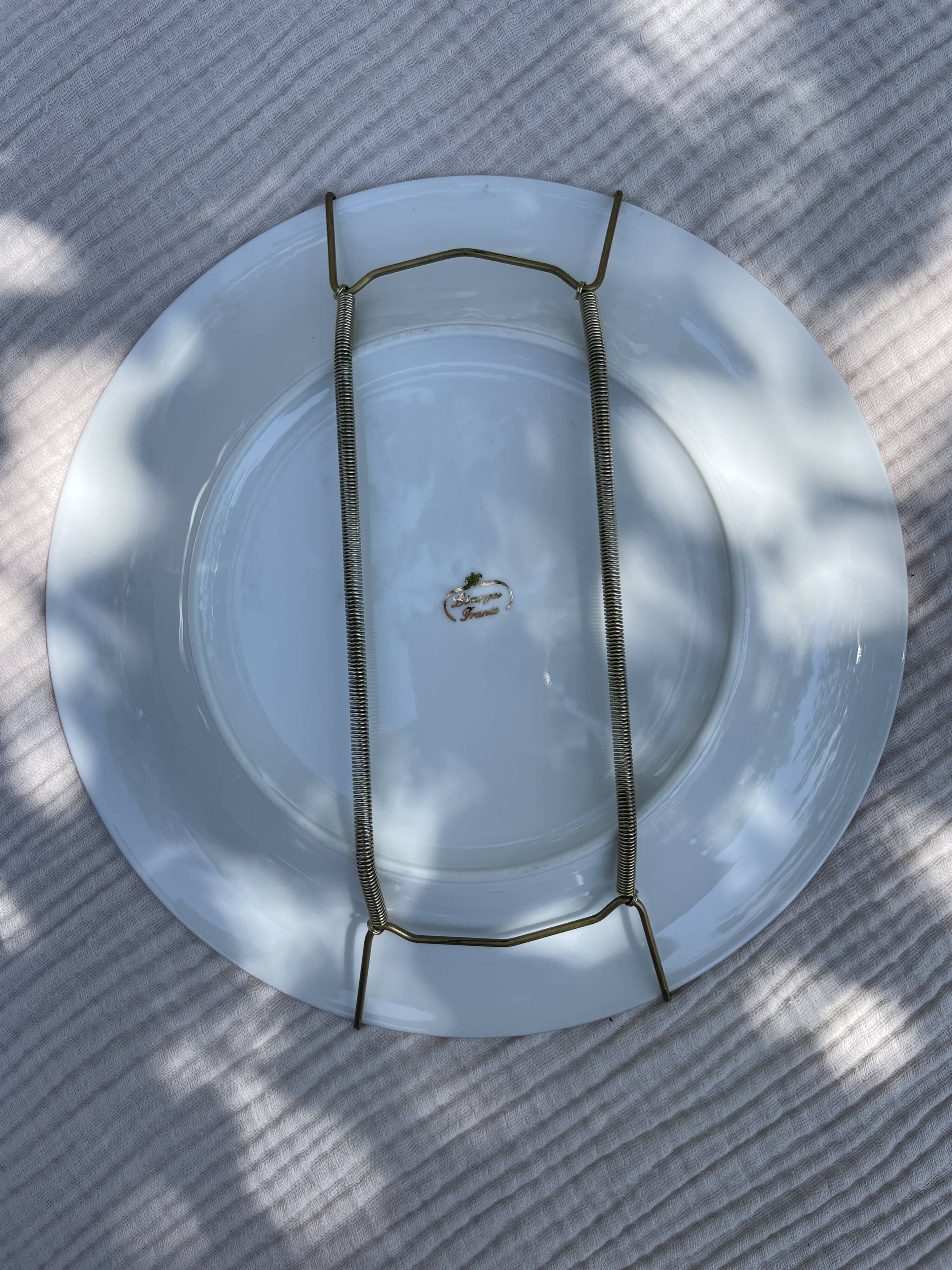 Porcelain plate – Limoges, France