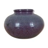 Vase purple ceramic ball