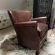 Fauteuil club en cuir