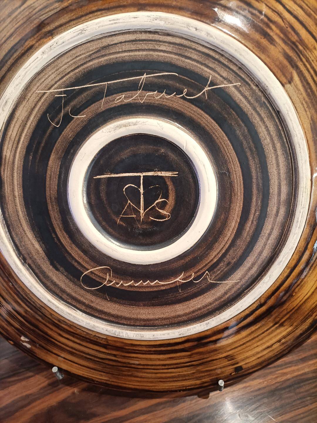 JC Taburet Quimper ceramic dish