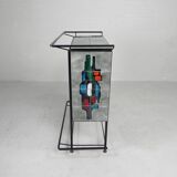 Vintage bar with inlaid tiles, Jacolor, 1970s