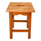 Tabouret campagnard en pin massif