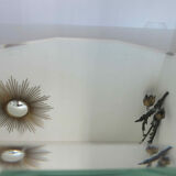 Beveled octagonal mirror 40s 50s