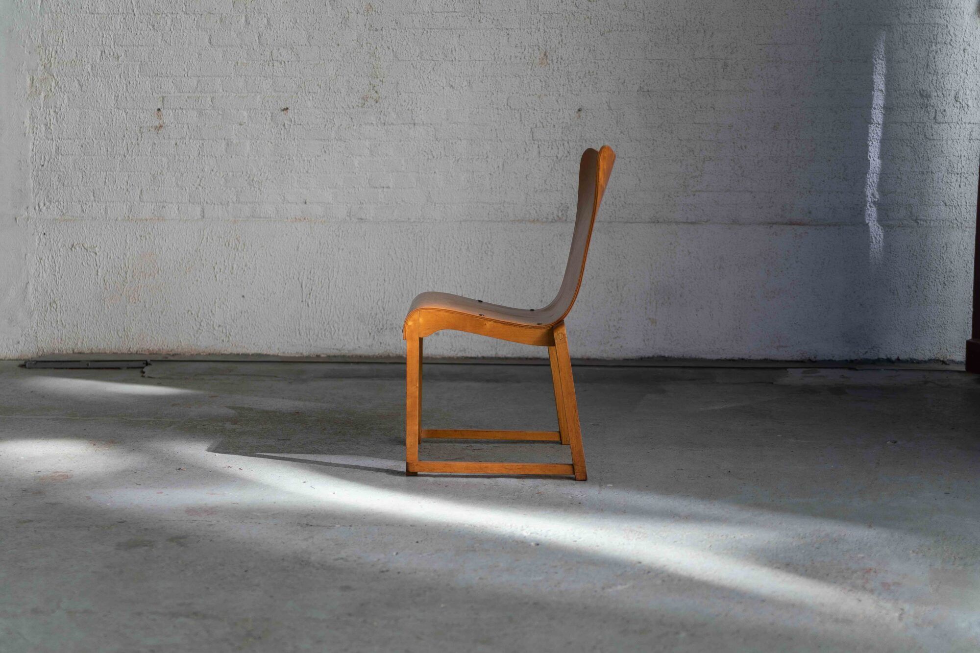 Ensemble de 6 chaises de salle à manger par Axel Larsson