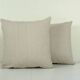 Set of 2 vintage embroidered cushion covers 48x48 cm