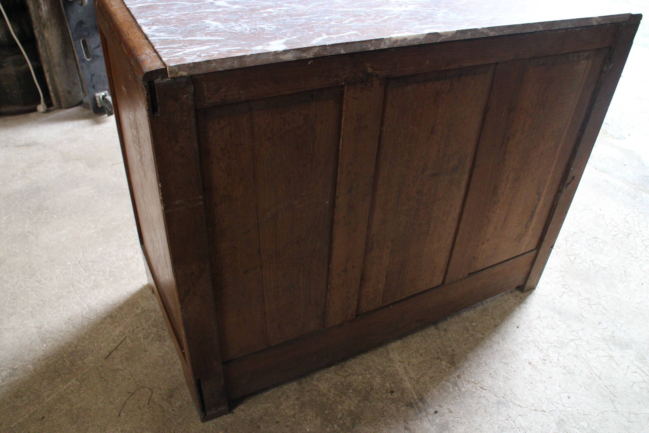 Commode art deco une porte et 3 tiroirs