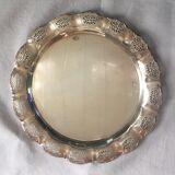Silver metal tray