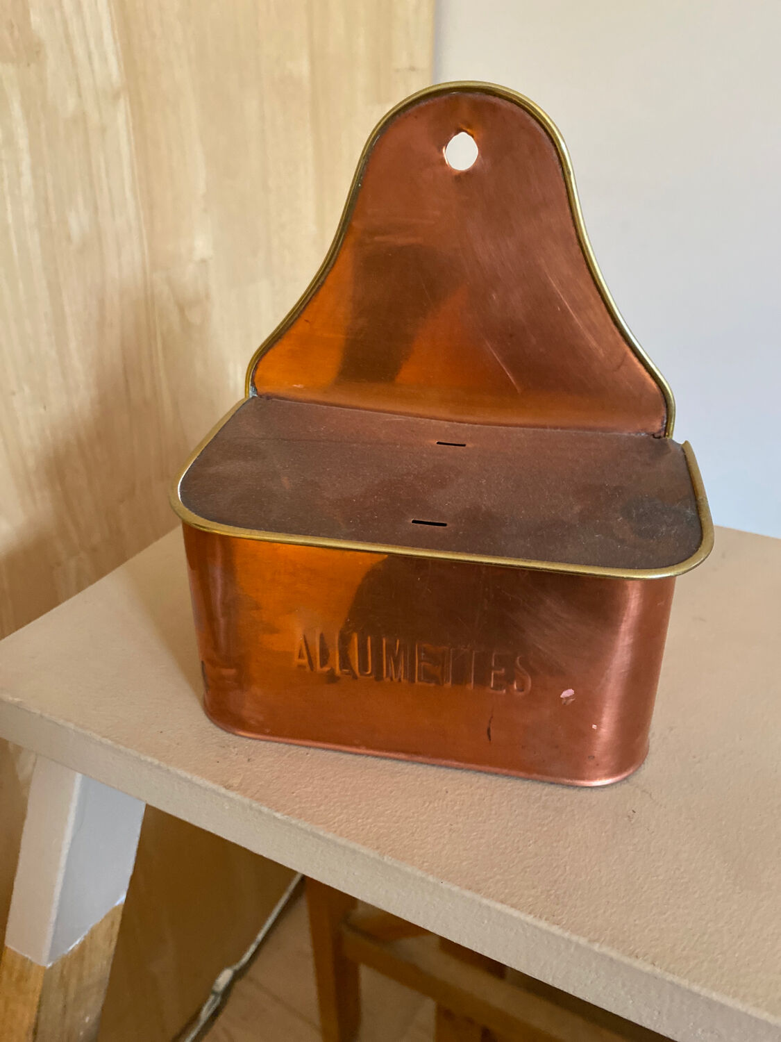 Copper matchbox
