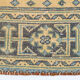 Pale orange & blue turkish runner rug 72x341cm