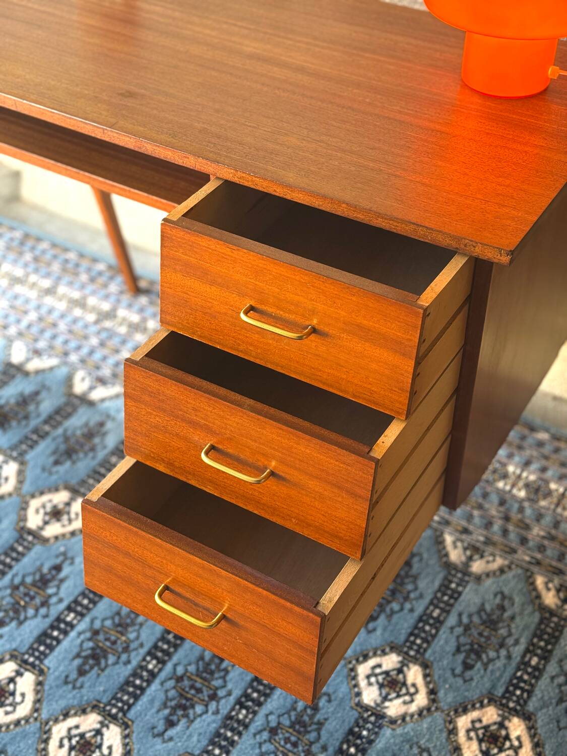 Scandinavian teak desk, 1960s/1970s