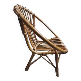 Chaise enfant en rotin