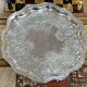 Silver metal tray