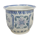 Patterned vintage flowerpot