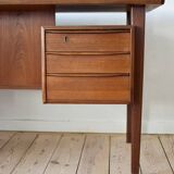 Danish Mid-Century Teak 'Floating' Desk, 1960s