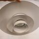 Vintage David Mogensen White Pendant Lamp, Super Light A/S, Danish Mid-Cent