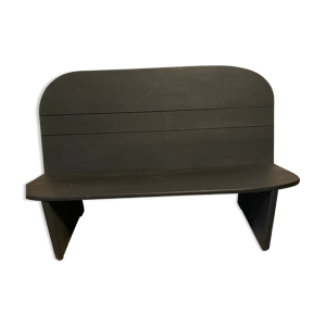 banc de fiacre en bois