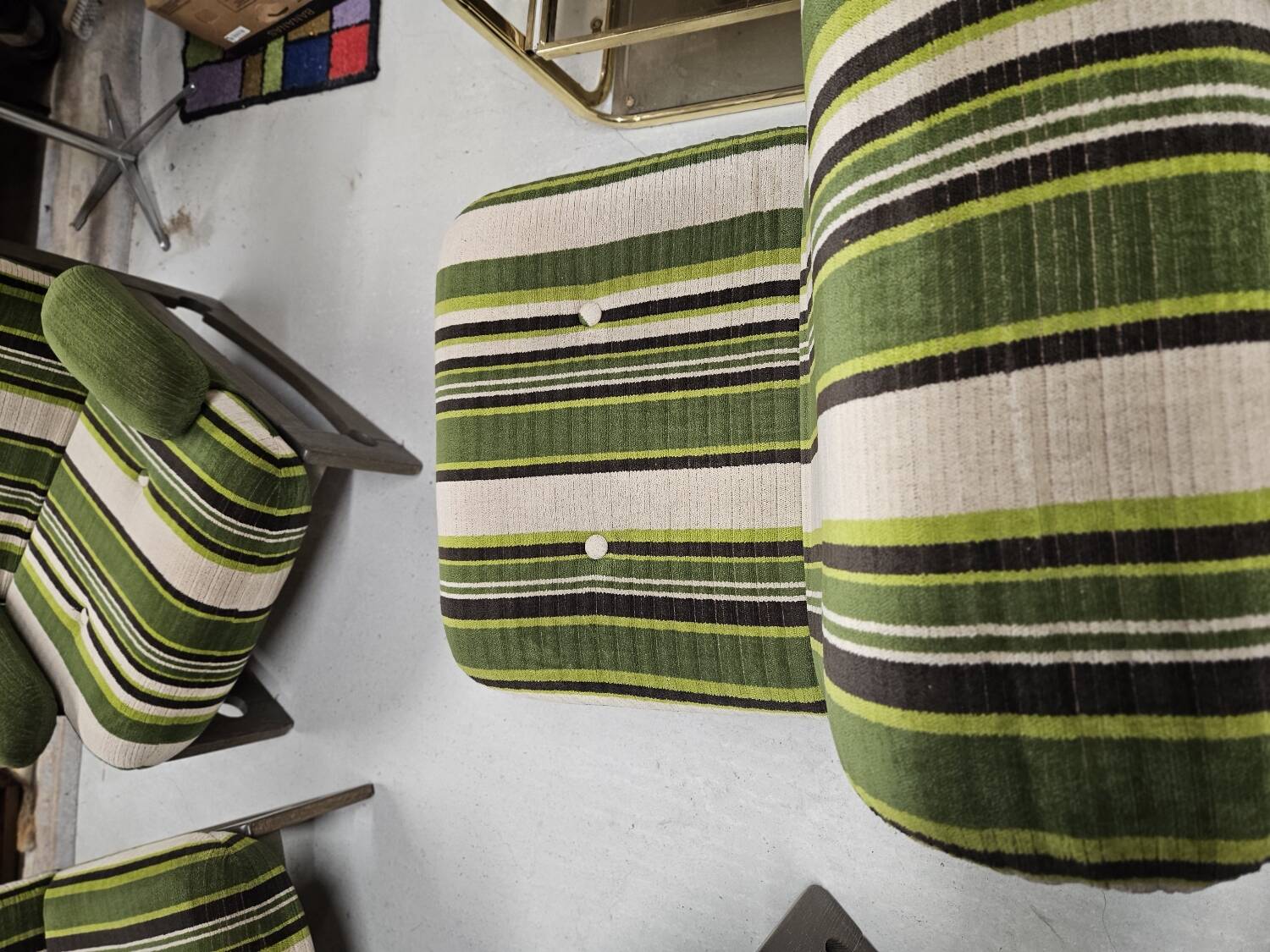 Set of 4 armchairs 1960/1970