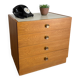 Caisson de bureau vintage à roulettes – 4 tiroirs