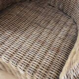 Rattan armchair