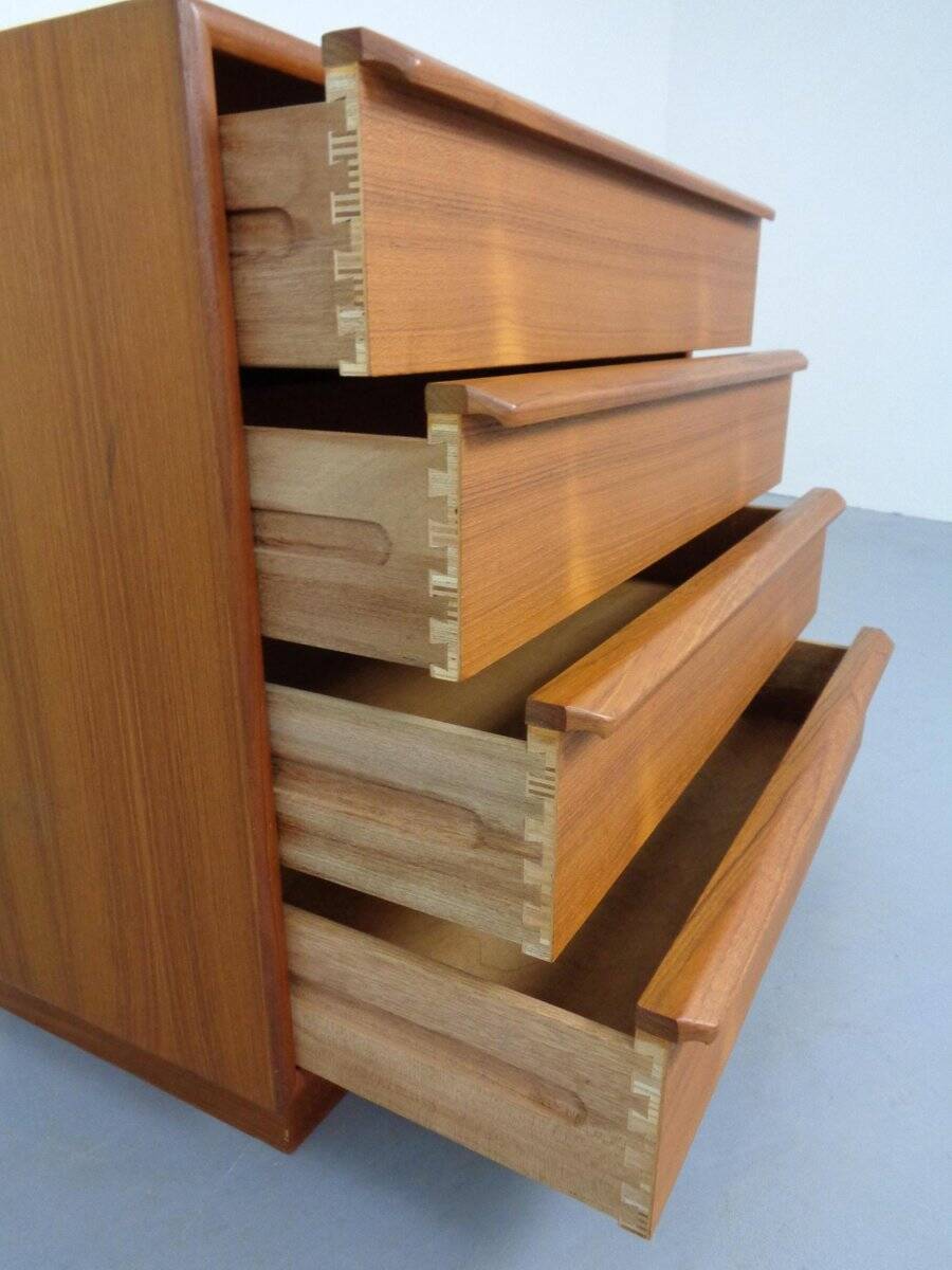 Danish Teak Chest of Drawers from Gasvig Møbler, 1960s