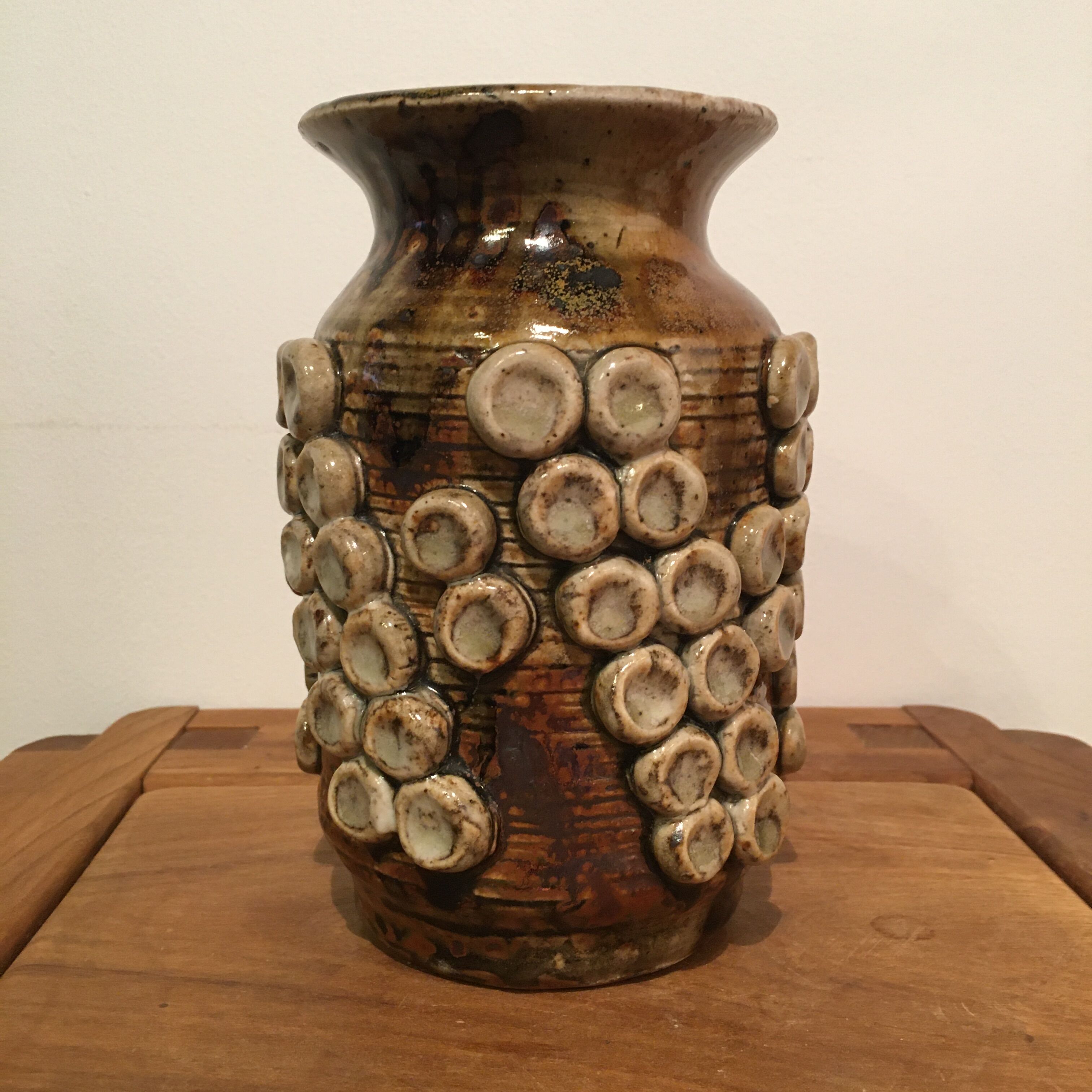 André Rozay sandstone vase in La Borne