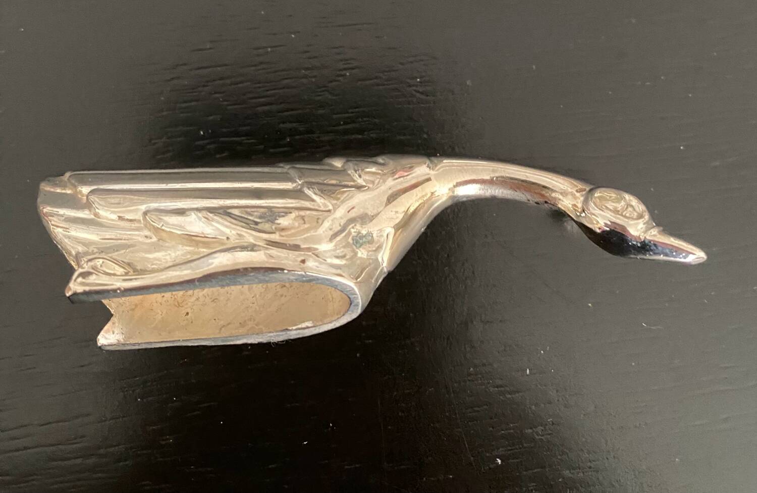 6 various animal knife holders in silver-colored metal