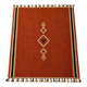 Tapis berbère orange artisanal 250/150cm