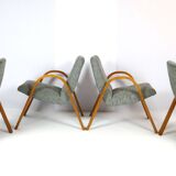 4 Steiner armchairs 1950