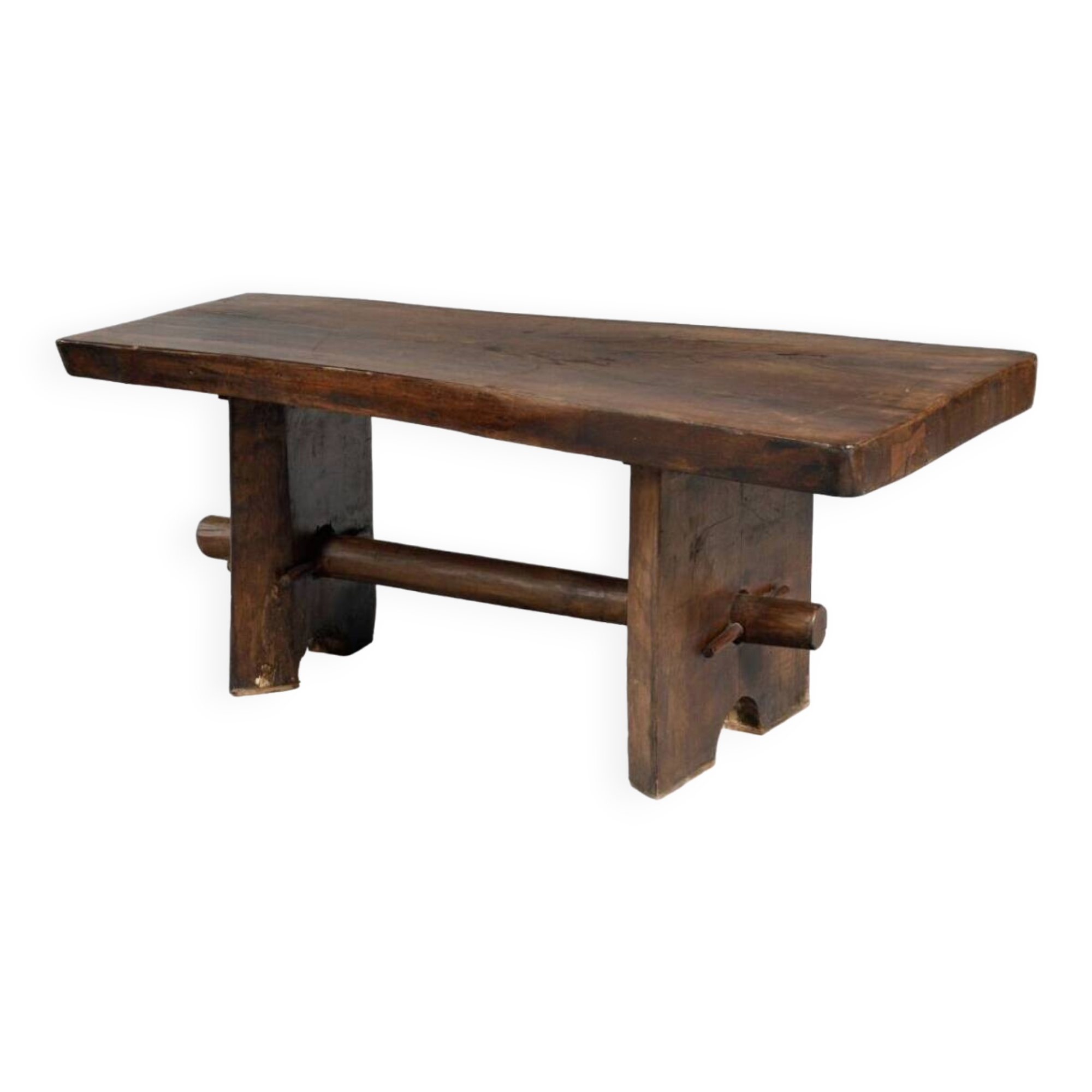 Brutalist Teak Coffee Table