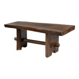 Brutalist Teak Coffee Table