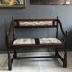 Vintage Antique Hall Bench 2-Person