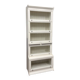 Classic English White Globe Wernicke Bookcase