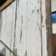 Closet façade with double doors in solid fir twentieth century