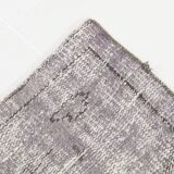 Gray handmade vintage rug 174x294cm