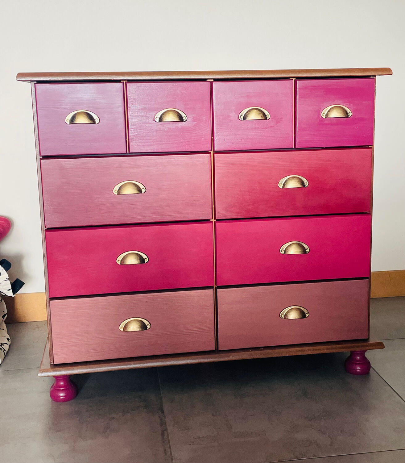 Restored chest of drawers