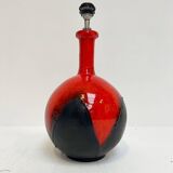 Spherical ceramic lamp in West Germany style, 1960s