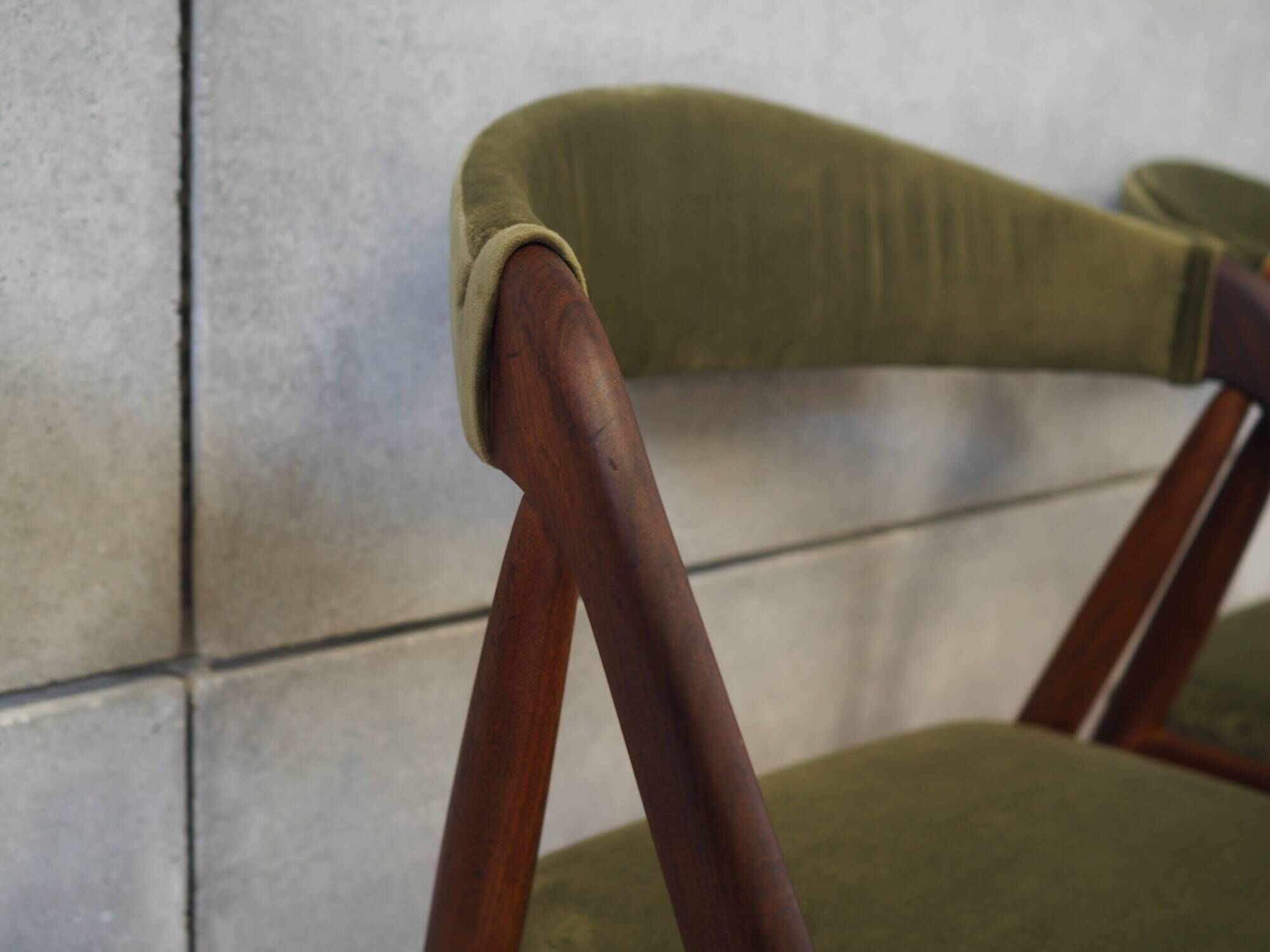 Set of four rosewood chairs, Danish design, 70s, designer: Kai Kristiansen